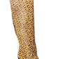 Chic Beige High Boots with Contrast Details