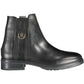 Chic Ankle Boot with Contrast Detailing and Side Zip