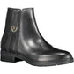 Chic Ankle Boot with Contrast Detailing and Side Zip