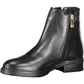 Chic Ankle Boot with Contrast Detailing and Side Zip