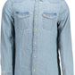 Elegant Light Blue Organic Cotton Shirt