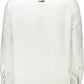 Elegant White Italian Collar Cotton Shirt