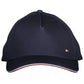 Chic Contrasting Visor Hat in Blue