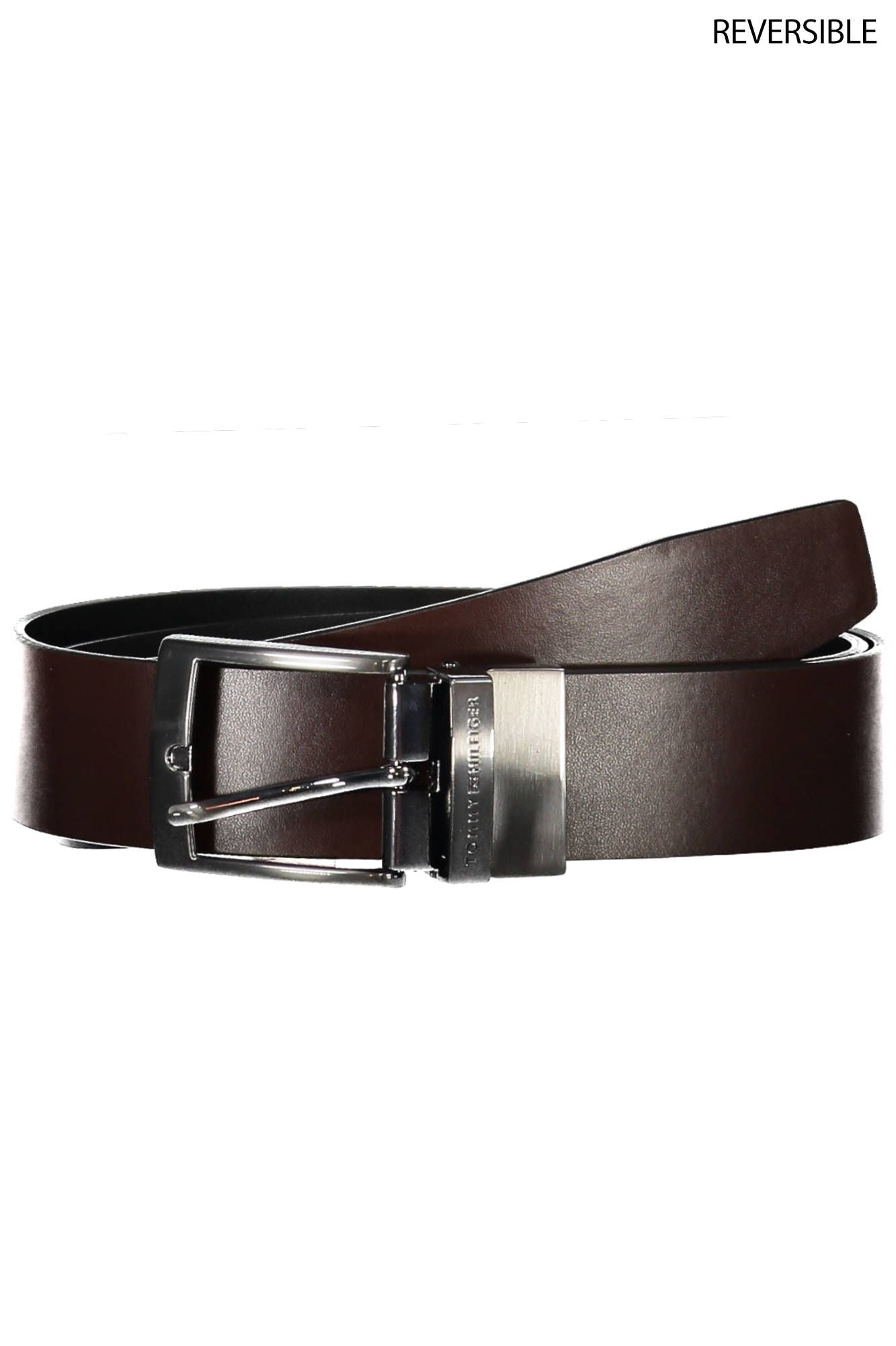 Reversible Leather Belt in Black/Brown