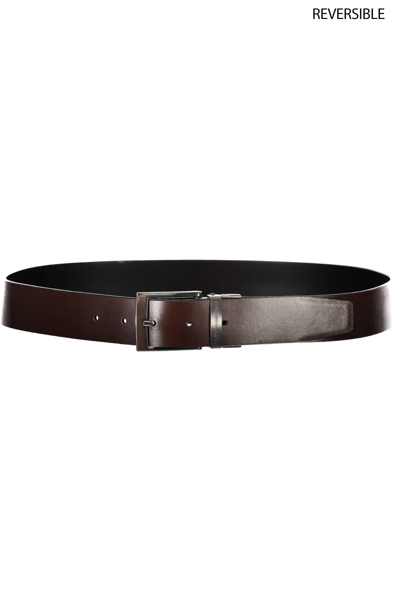 Reversible Leather Belt in Black/Brown