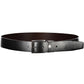 Reversible Leather Belt in Black/Brown