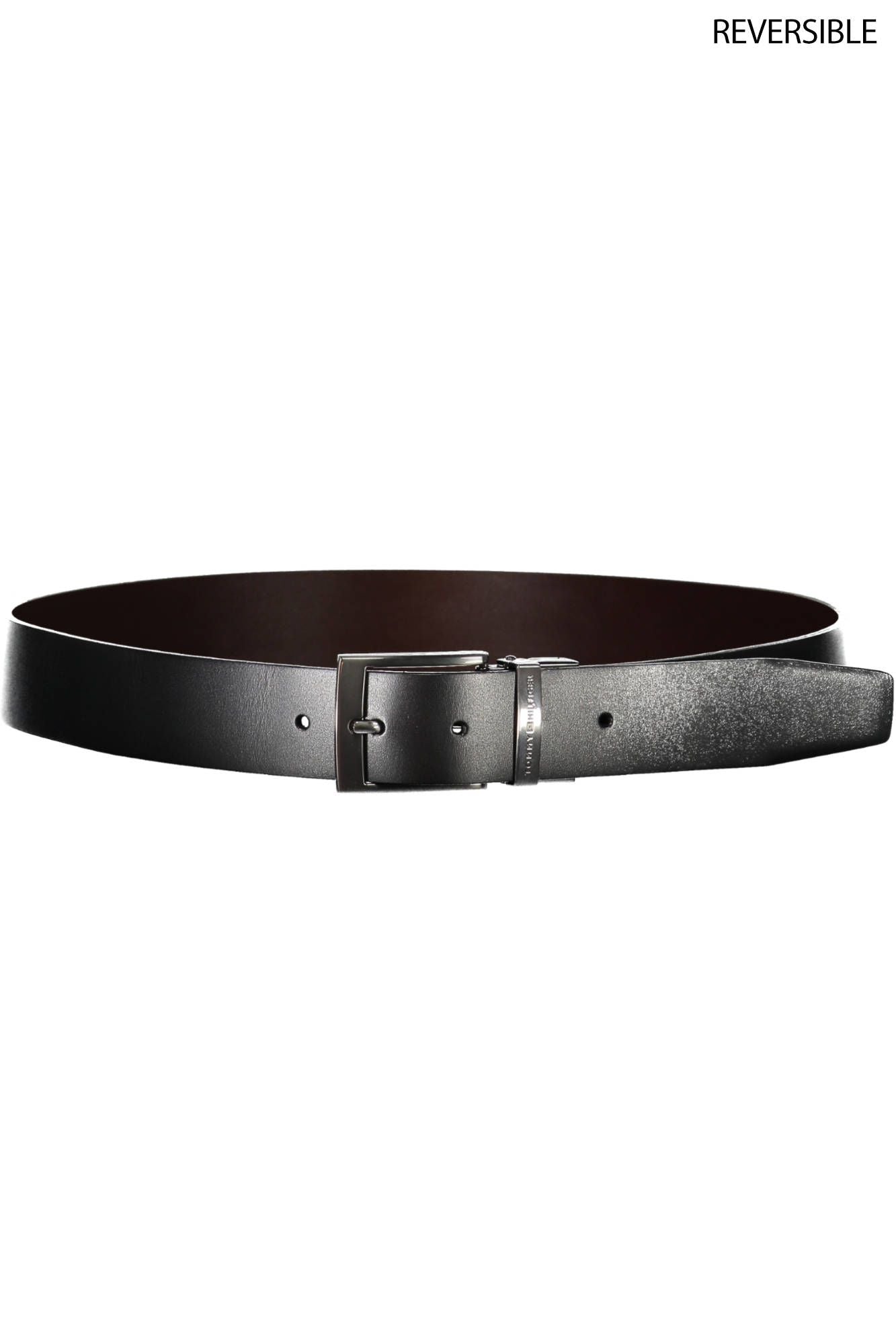 Reversible Leather Belt in Black/Brown