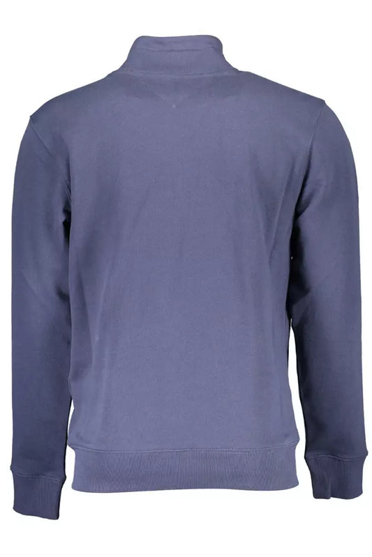 Sleek Organic Cotton Zip Sweatshirt