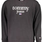 Sleek Black Embroidered Sweater