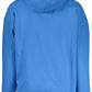 Chic Light Blue Hooded Sweatshirt