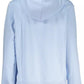 Chic Light Blue Hooded Sweater