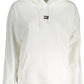 Chic White Hooded Sweatshirt with Logo
