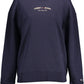 Chic Blue Embroidered Sweater
