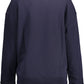 Chic Blue Embroidered Sweater