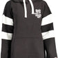 Chic Hooded Sweatshirt with Contrasting Print