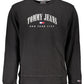 Elegant Black Cotton Sweatshirt