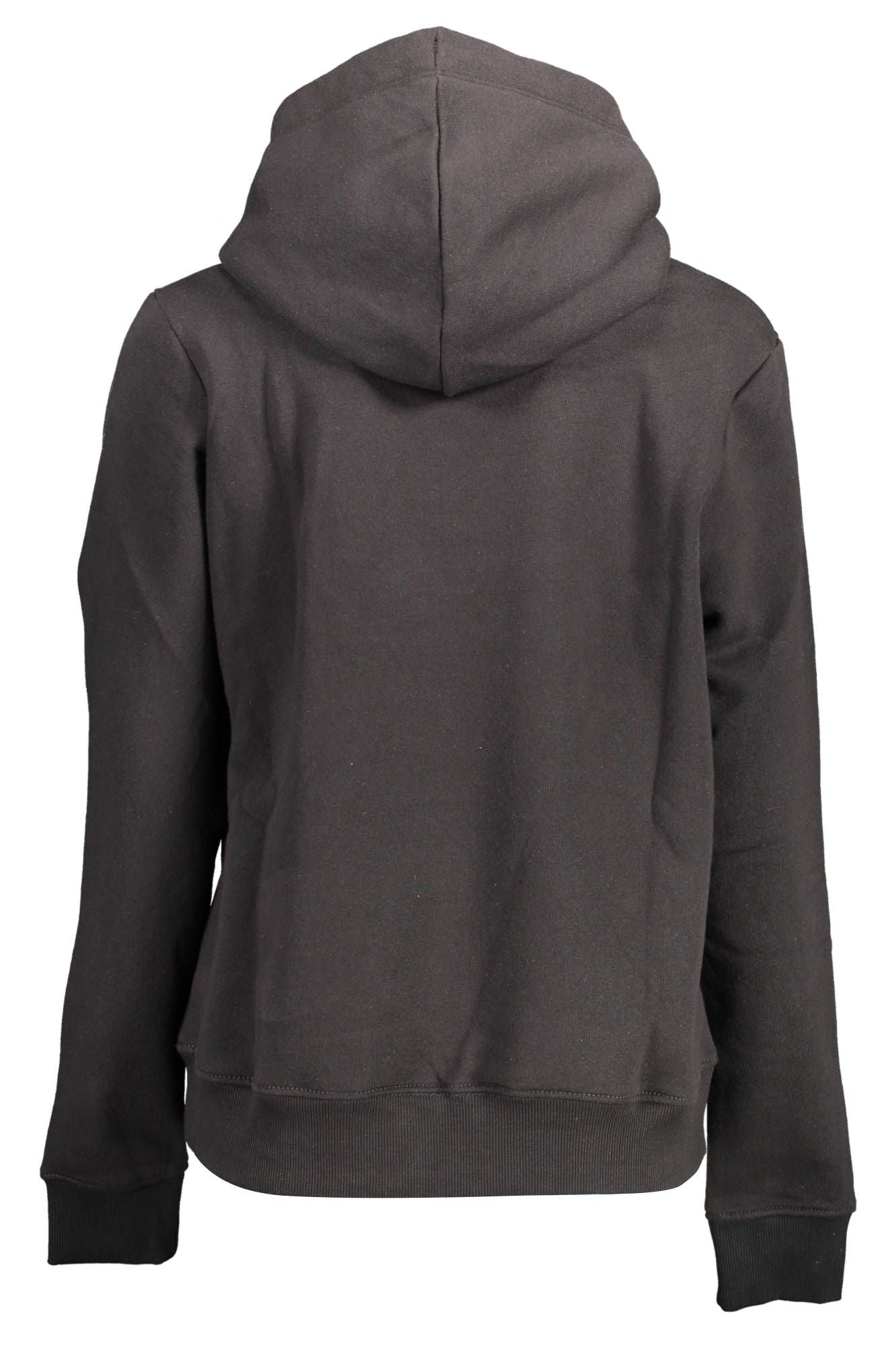 Chic Hooded Classic Black Sweatshirt