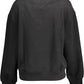Chic V-Neck Embroidered Logo Sweater
