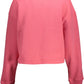 Chic Pink Embroidered Logo Sweatshirt