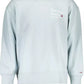 Chic Light Blue Organic Sweatshirt