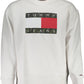 Chic Organic Cotton Sweater with Logo Print
