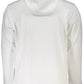 Chic White Hooded Sweatshirt with Statement Logo