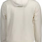 Eco-Conscious White Hooded Sweatshirt