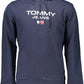 Organic Cotton Hooded Sweatshirt in Blue