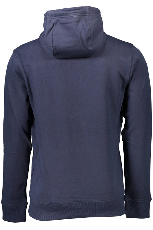 Organic Cotton Hooded Sweatshirt in Blue