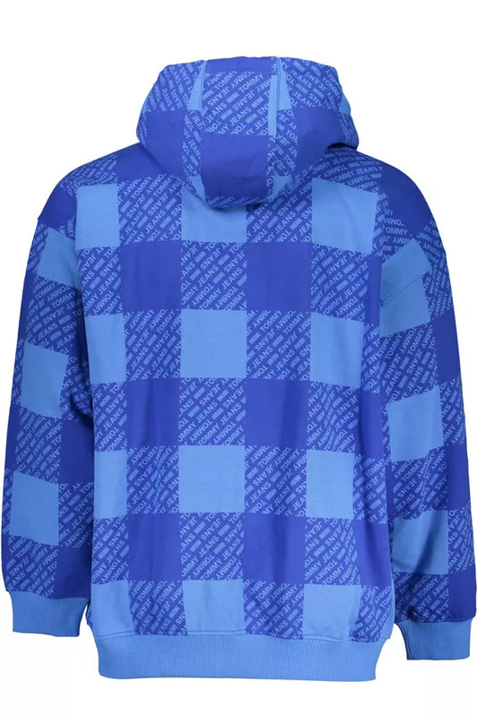 Classic Blue Hooded Sweatshirt