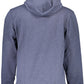 Cozy Blue Cotton Hooded Sweatshirt