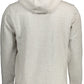 Chic Gray Embroidered Hooded Sweatshirt