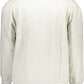 Chic Gray Crew-Neck Embroidered Sweatshirt
