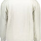 Sleek Gray Embroidered Crew-Neck Sweatshirt