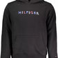 Elegant Black Hooded Sweater