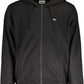 Sleek Hooded Zip Sweatshirt with Embroidery