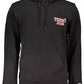 Sleek Cotton Hooded Sweatshirt with Logo Print