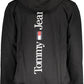 Sleek Hooded Zip Sweatshirt with Embroidery