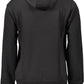 Elegant Black Hooded Sweatshirt