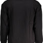 Sleek Black Embroidered Sweatshirt