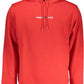 Classic Red Hooded Fleece Sweatshirt