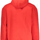 Chic Red Hooded Sweatshirt with Embroidered Logo