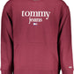 Elegant Purple Crew-Neck Sweatshirt