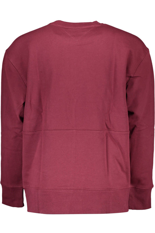 Elegant Purple Crew-Neck Sweatshirt