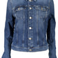Chic Denim Jacket with Worn Effect