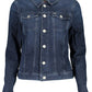 Chic Embroidered Denim Jacket with Logo Detail