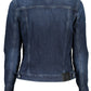 Chic Embroidered Denim Jacket with Logo Detail