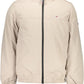 Chic Beige Embroidered Jacket with Recycled Nylon