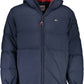 Sophisticated Blue Jacket with Removable Hood