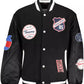Elegant Wool Blend Black Jacket